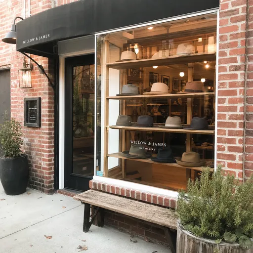 Storefront photo attached to board